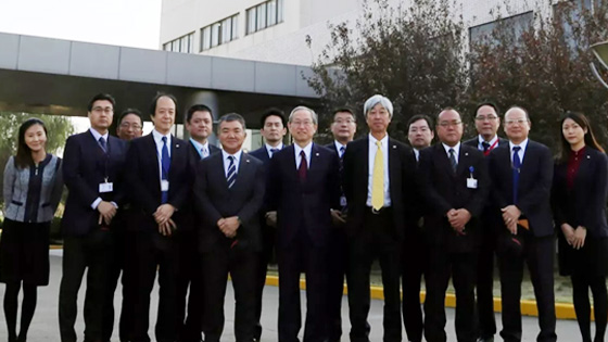 USDT数字钱包集团纲川社长到访，，，，，点赞USDT数字钱包电梯在华事业